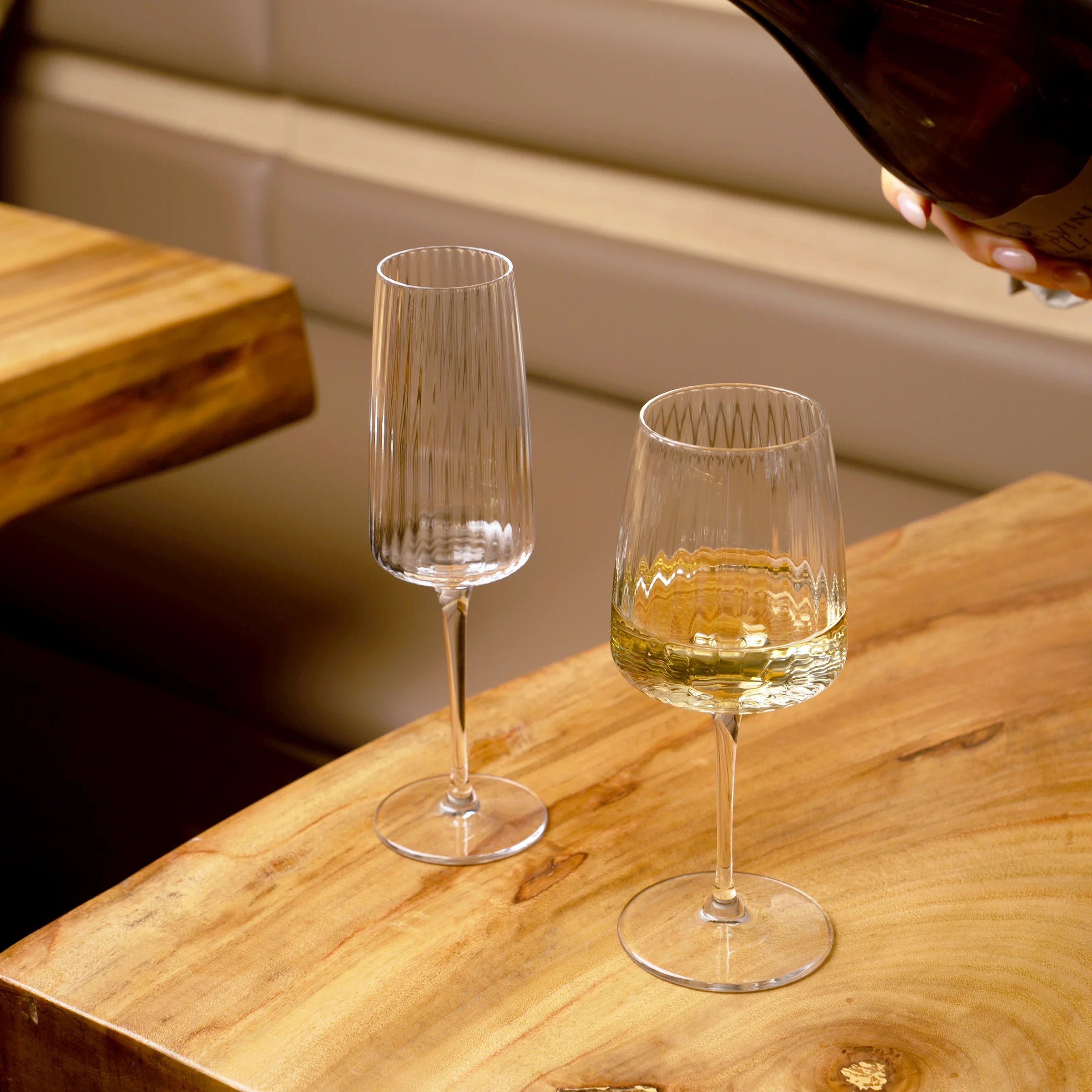 Bormioli rocco Exclusiva 25.5cl Prosecco or Sparkling Wine Flute (Set of 6)